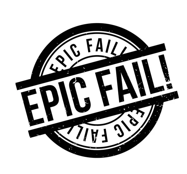 Резиновая марка Epic Fail — стоковый вектор
