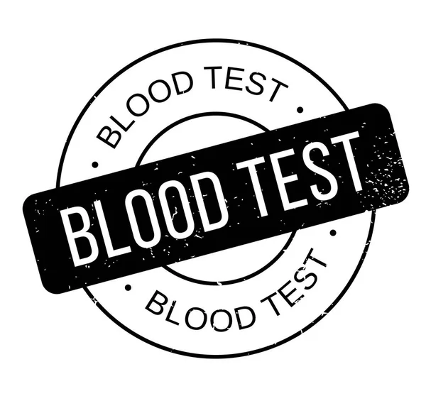 Krevní Test razítko — Stockový vektor