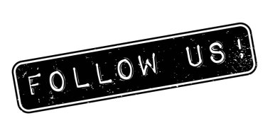 Lastik damgası bizi izleyin