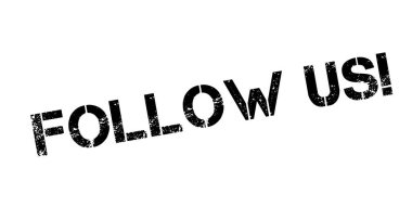 Lastik damgası bizi izleyin