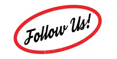 Lastik damgası bizi izleyin