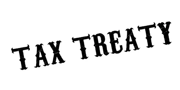 Tax Treaty rubber stamp — Stock Vector