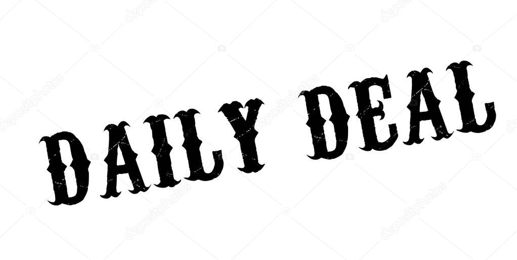 Daily Deal rubber stamp
