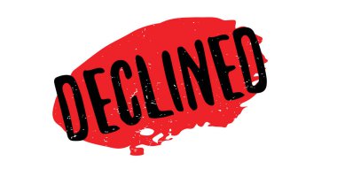 Reddedilen lastik damgası