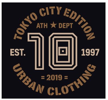 Tokyo spor t-shirt tasarım