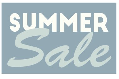 Yaz indirimi posteri