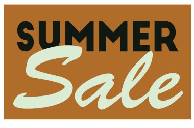 Yaz indirimi posteri