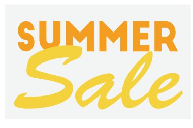 Yaz indirimi posteri