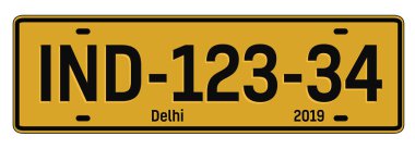 Delhi araba plaka