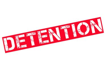 Gözaltı tipografik damgası