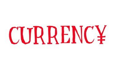 Para birimi tipografik damgası