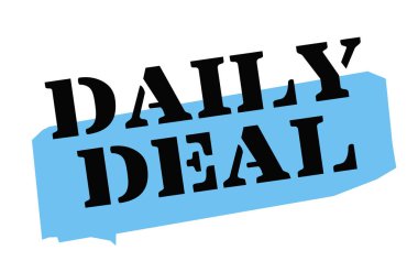Günlük anlaşma tipografik damgası
