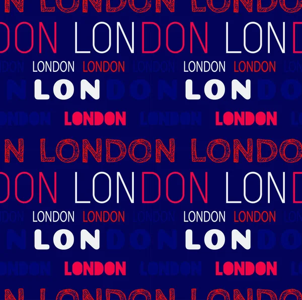 Londen city patroon — Stockvector