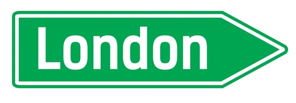 Londres sinal da cidade — Vetor de Stock