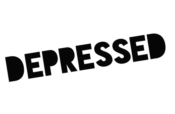 Timbro tipografico depresso — Vettoriale Stock