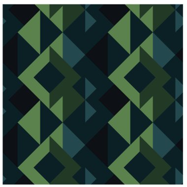 Geometrik gölge ve ışık kareler seamless modeli