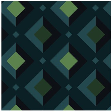 Geometrik gölge ve ışık kareler seamless modeli