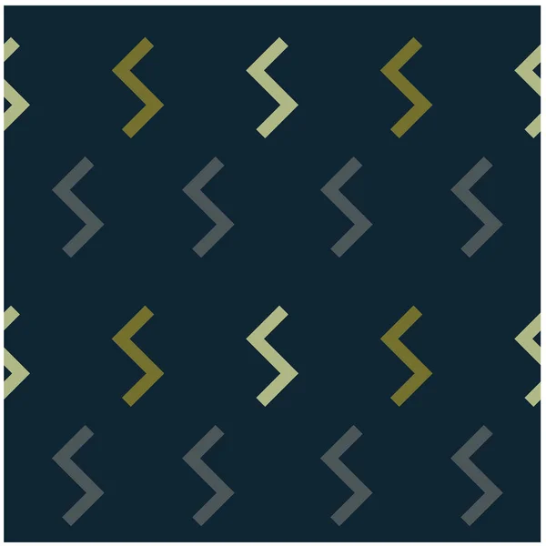 Geometric zigzag shapes seamless pattern — Stock Vector