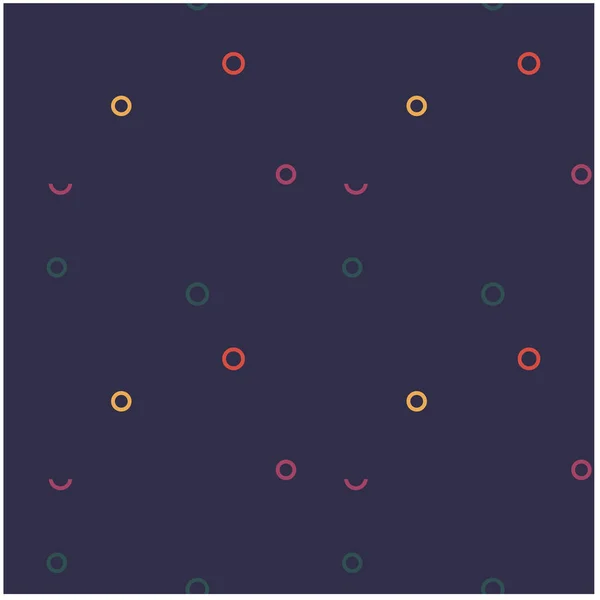 Vzor bezešvé prázdné kroužky — Stockový vektor