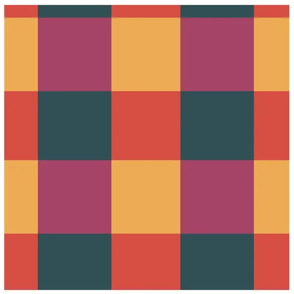 간단한 색상 사각형 원활한 패턴 — 스톡 벡터