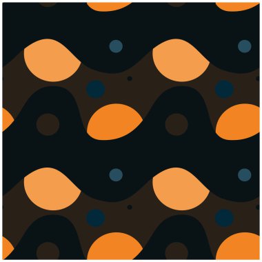 Krem ve sulu seamless modeli