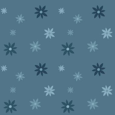 Soyut çiçekler pürüzsüz desen