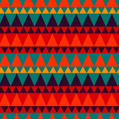 Üçgen orman dağ seamless modeli