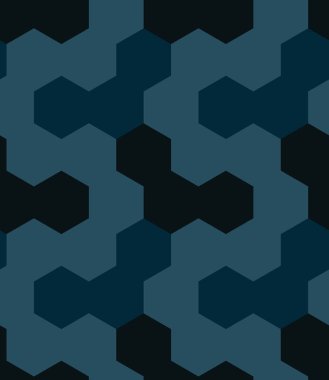 Düzensiz altıgen seamless modeli