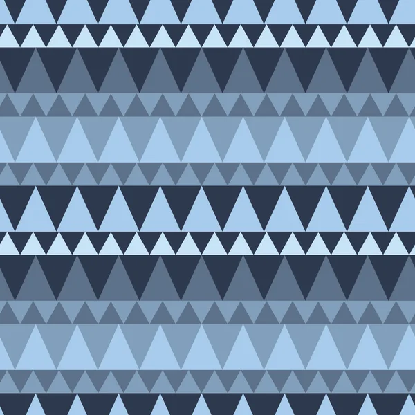 Triangular forest mountain seamless pattern — Stock Vector