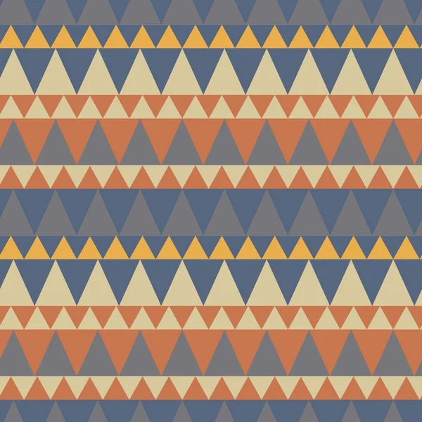 Forêt triangulaire montagne motif sans couture — Image vectorielle