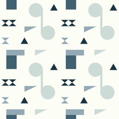 Soyut şekiller parlak seamless modeli