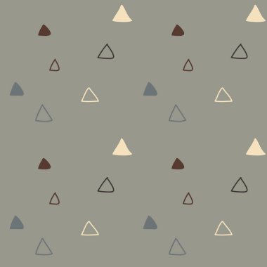 Çocuklar üçgen seamless modeli