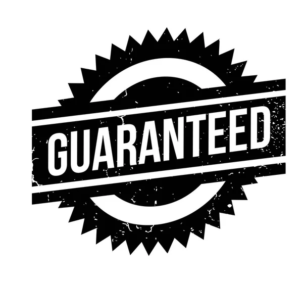 Guaranteed rubber stamp — Stock Vector