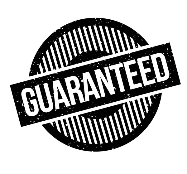 Guaranteed rubber stamp — Stock Vector