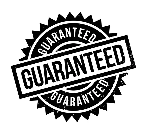 Guaranteed rubber stamp — Stock Vector