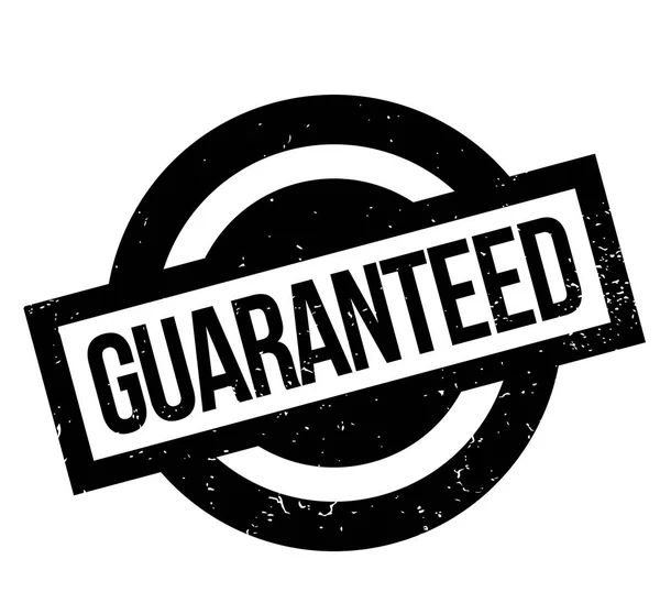 Guaranteed rubber stamp — Stock Vector
