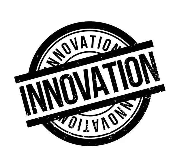 Innovation gummistämpel — Stock vektor