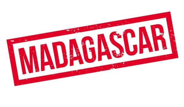 Μαδαγασκάρη καουτσούκ σφραγίδα — Διανυσματικό Αρχείο