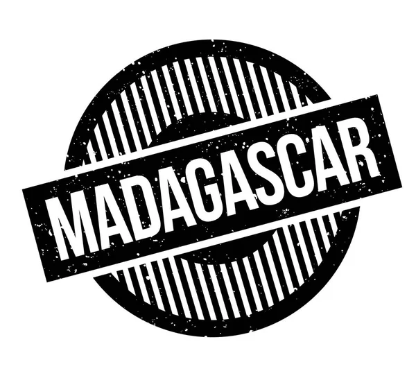 Madagaskar lastik damgası — Stok Vektör