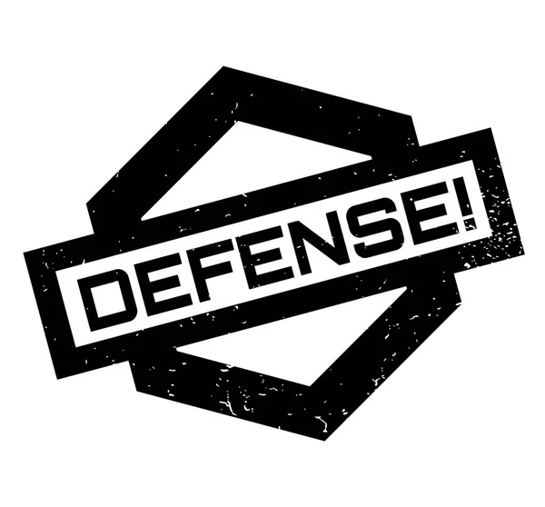 Sello de goma de defensa — Vector de stock