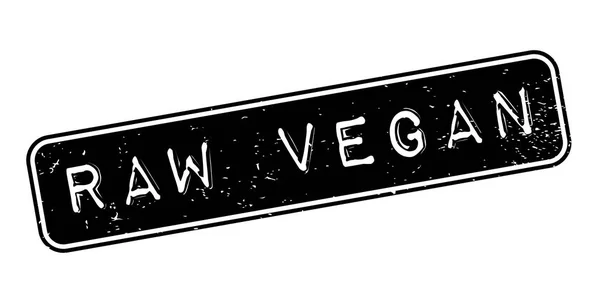 Roher veganer Stempel — Stockvektor