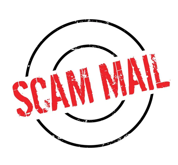 Scam Mail rubber stamp — Stock Vector