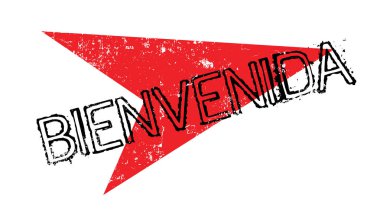 Bienvenida rubber stamp