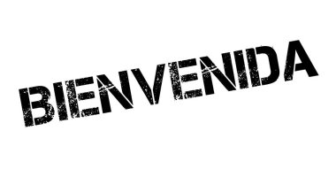 Bienvenida rubber stamp