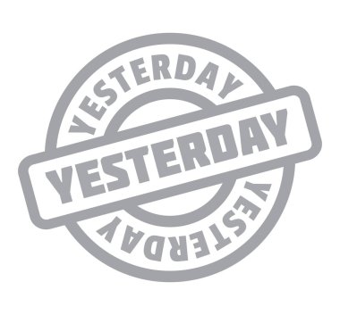 Dün lastik damgası