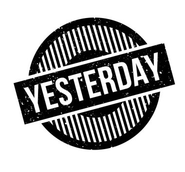 Dün lastik damgası