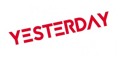 Dün lastik damgası