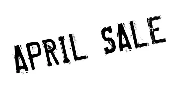 April Sale rubber stamp — Stock Vector