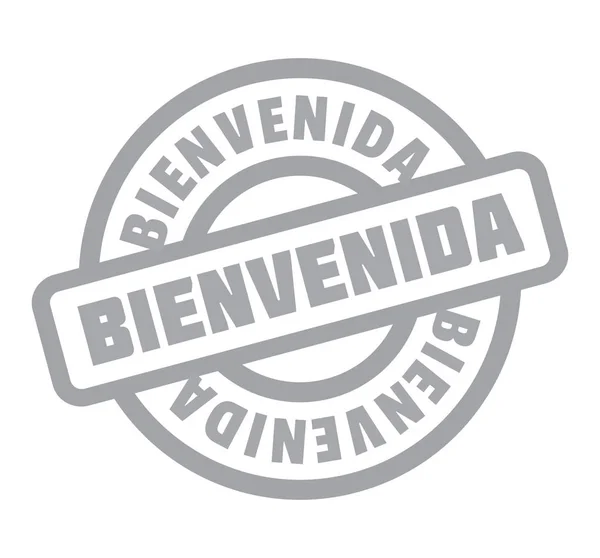 Bienvenida rubber stamp — Stock vektor