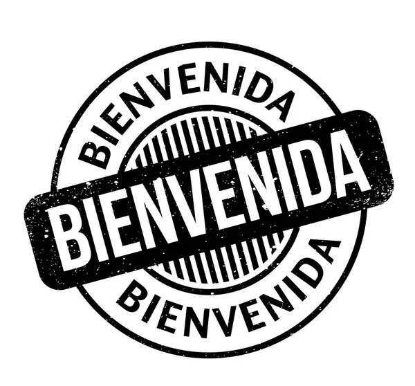 Bienvenida rubber stamp